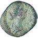 Moeda, Diva Faustina II, Sestertius, 176-180, Rome, VF(30-35), Bronze, RIC:1715