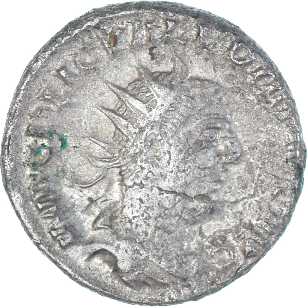 Moneda, Valerian I, Antoninianus, 254-255, Rome, BC+, Vellón, RIC:224