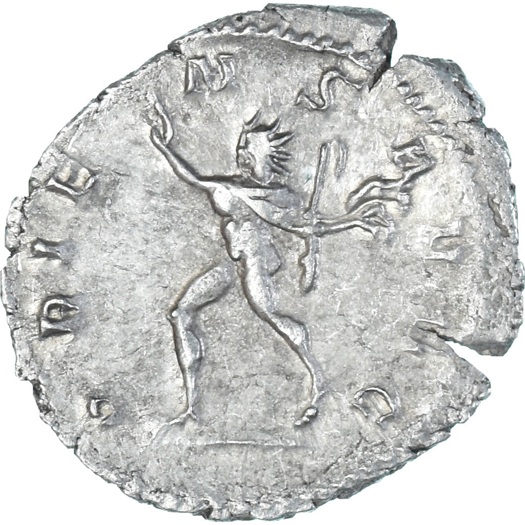 Coin, Valerian I, Antoninianus, 258-259, Lugdunum, AU(50-53), Billon, RIC:12