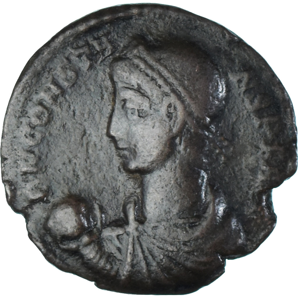 Moneda, Constans, Follis, 348-350, Aquileia, BC+, Bronce, RIC:103