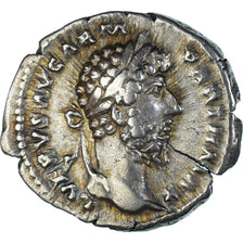 Coin, Lucius Verus, Denarius, 166, Rome, EF(40-45), Silver, RIC:561