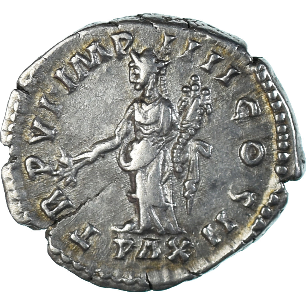 Coin, Lucius Verus, Denarius, 166, Rome, EF(40-45), Silver, RIC:561