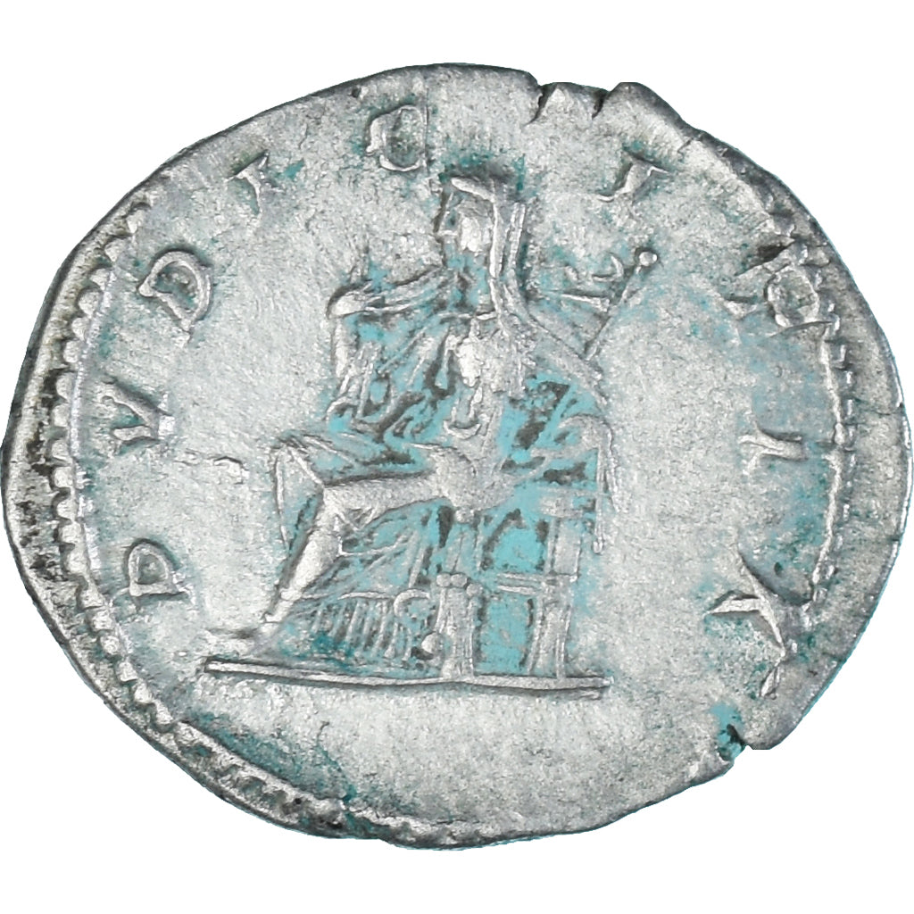 Moneta, Julia Maesa, Denarius, 218-222, Rome, AU(50-53), Srebro, RIC:268