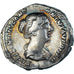 Coin, Faustina II, Denarius, 145-161, Rome, AU(50-53), Silver, RIC:500Ba