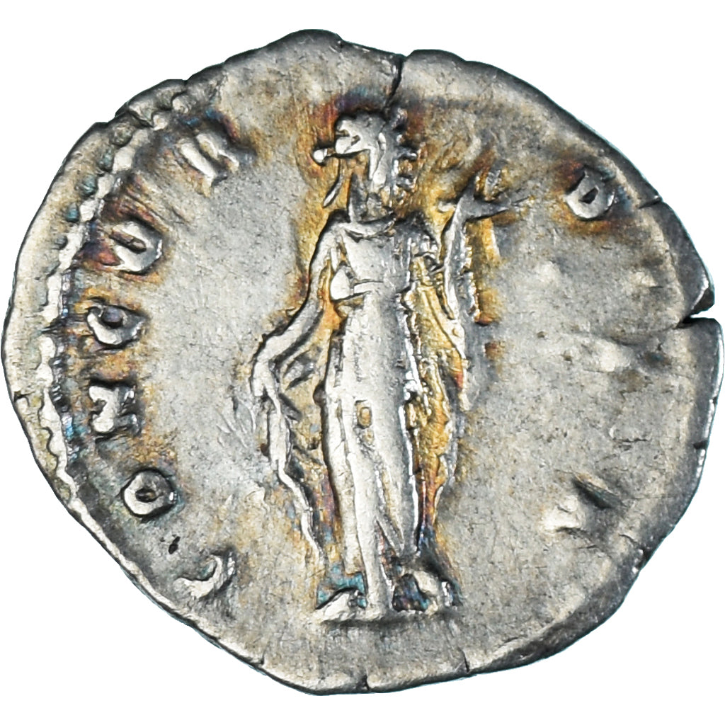 Coin, Faustina II, Denarius, 145-161, Rome, AU(50-53), Silver, RIC:500Ba