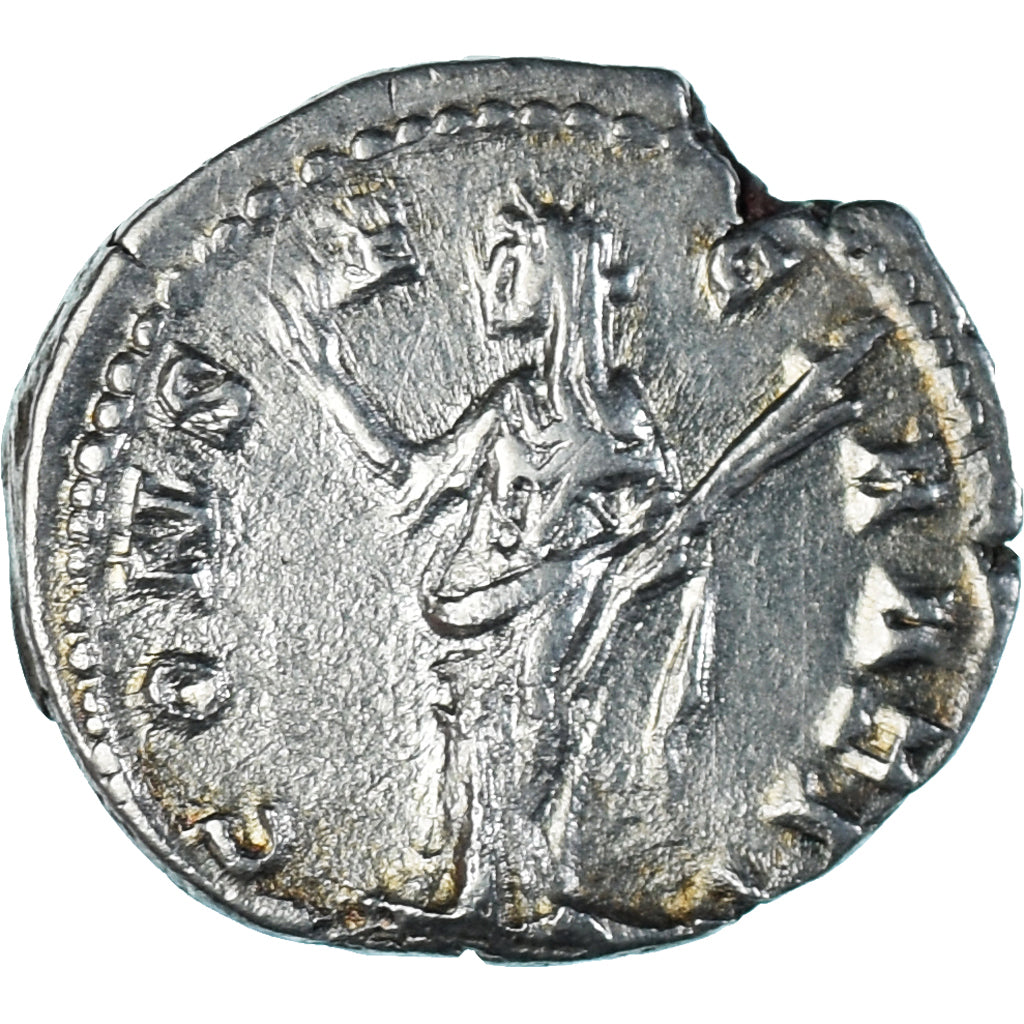 Coin, Diva Faustina I, Denarius, 141, Rome, AU(50-53), Silver, RIC:382A