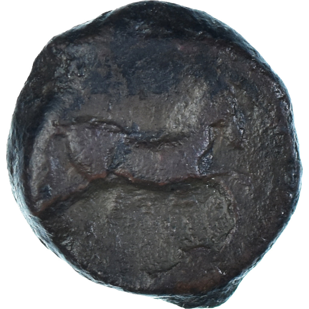 Coin, Carthaginian Empire (814 – 146 BC), Sicily, Æ, 400-350 BC, Uncertain