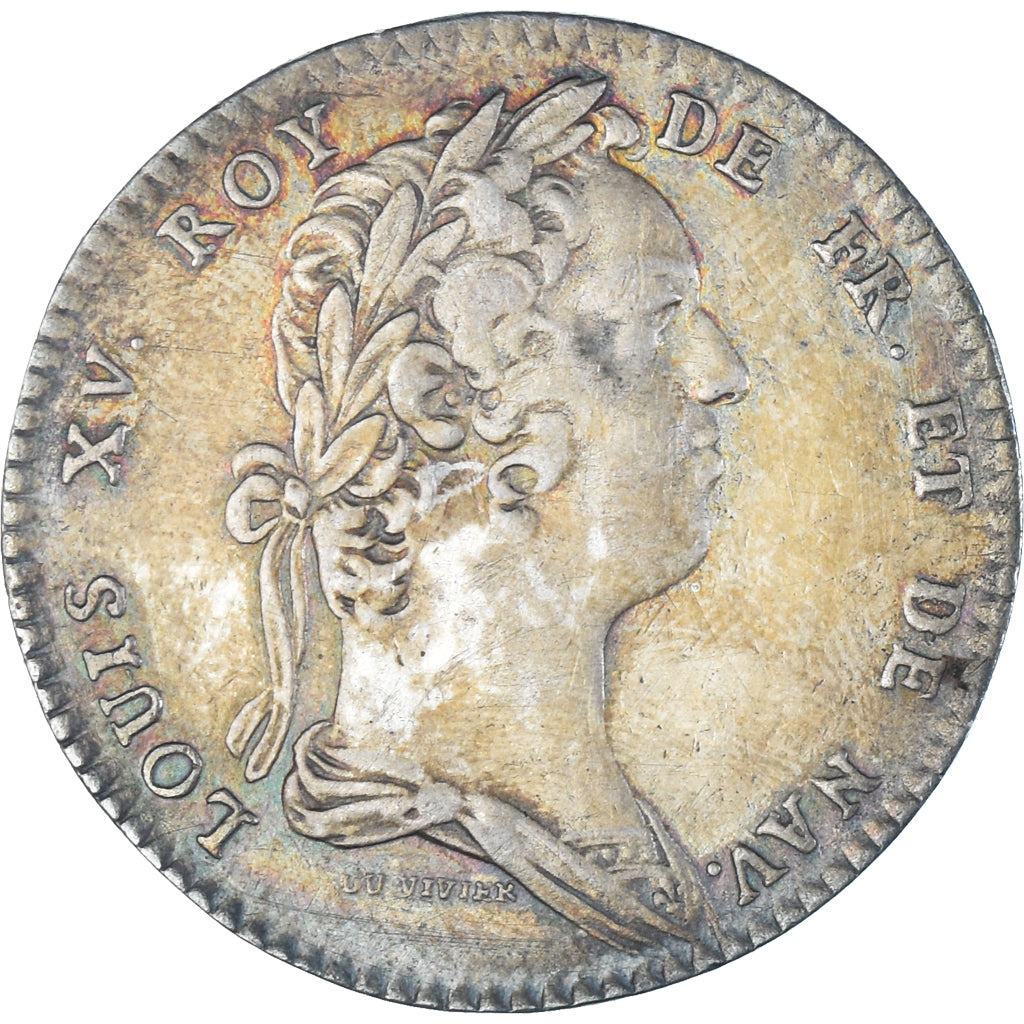 France, Token, Louis XV, A L'Immortalité, ND (1732), EF(40-45), Silver