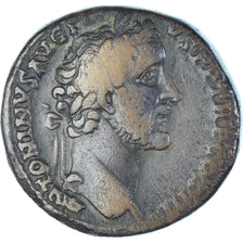 Coin, Antoninus Pius, Sestertius, 140-144, Rome, EF(40-45), Bronze, RIC:597a