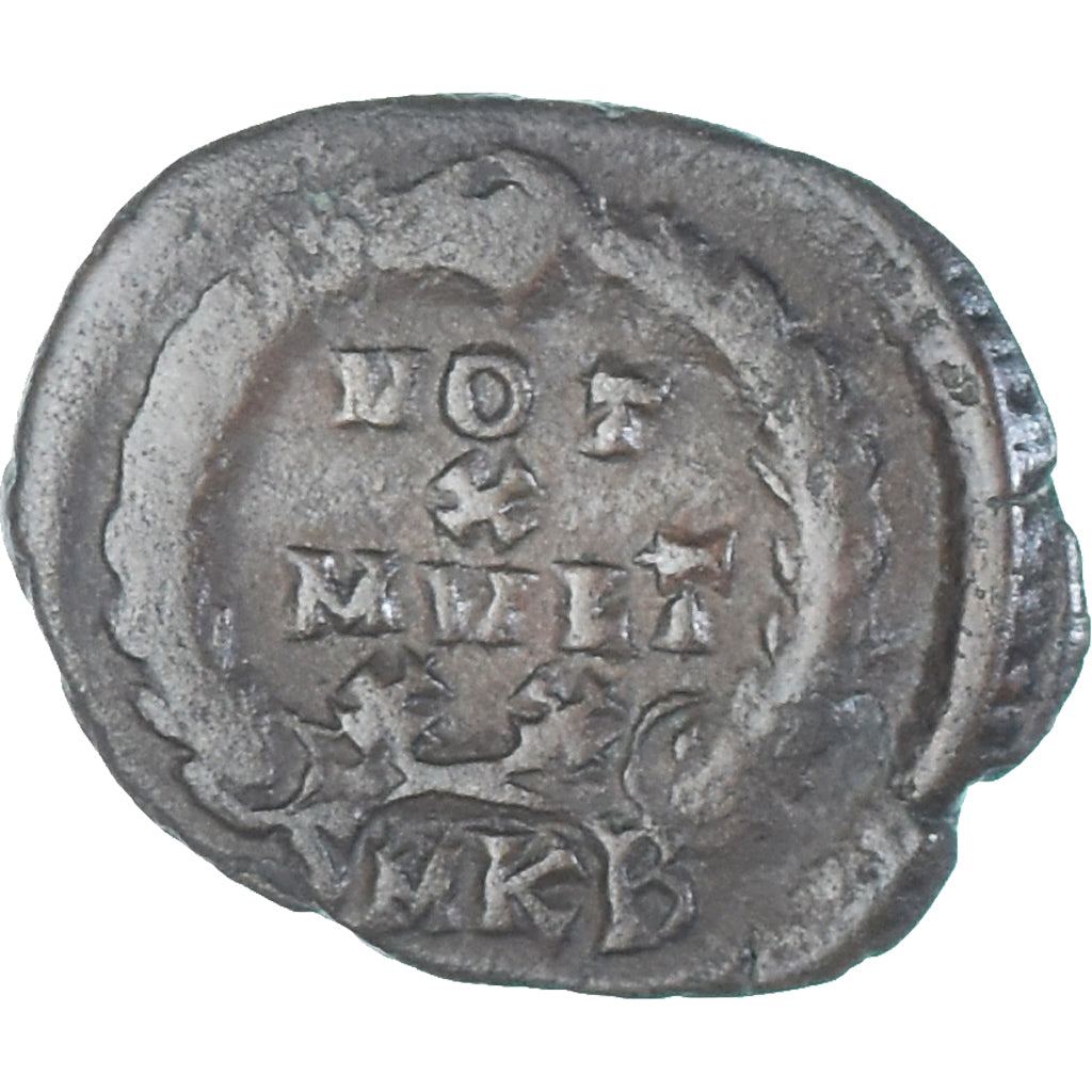 Munten, Valentinian II, Follis, 378-383, Kyzikos, FR+, Bronzen, RIC:21b