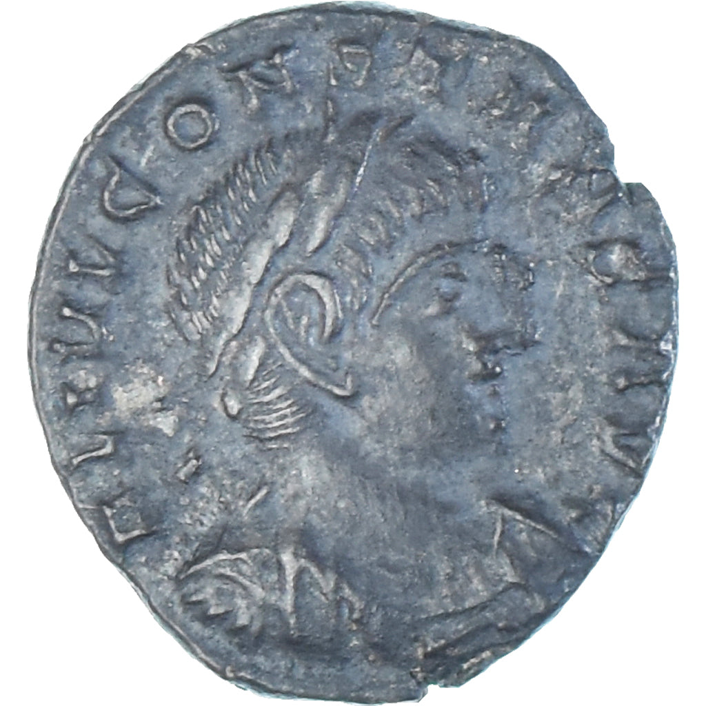 Moeda, Constans, Follis, 337-340, Trier, Rara, AU(50-53), Bronze, RIC:77