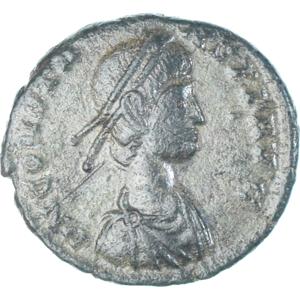 Moeda, Constans, Follis, 348-350, Trier, EF(40-45), Bronze, RIC:228