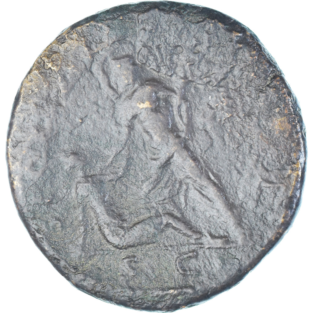 Coin, Trajan, Sestertius, 103-111, Rome, Rare, VF(30-35), Bronze, RIC:557