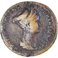 Moneta, Sabina, Sesterzio, 128-129, Rome, Rare, MB+, Bronzo, RIC:2493