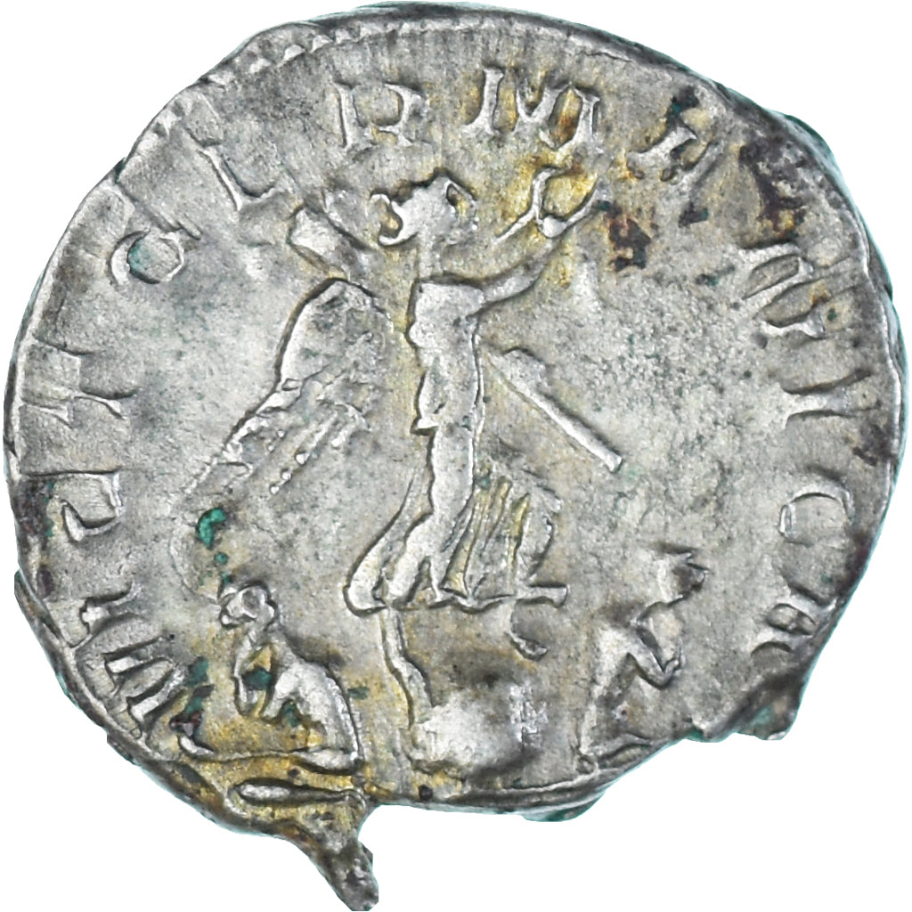 Moneda, Gallienus, Antoninianus, 258-259, Lugdunum, MBC+, Vellón, RIC:49
