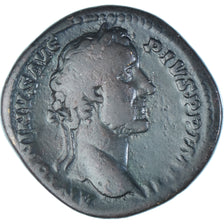 Coin, Antoninus Pius, Sestertius, 156-157, Rome, VF(30-35), Bronze, RIC:967