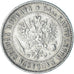 Moneta, Finlandia, Alexander III, Markka, 1890, Helsinki, BB, Argento, KM:3.2