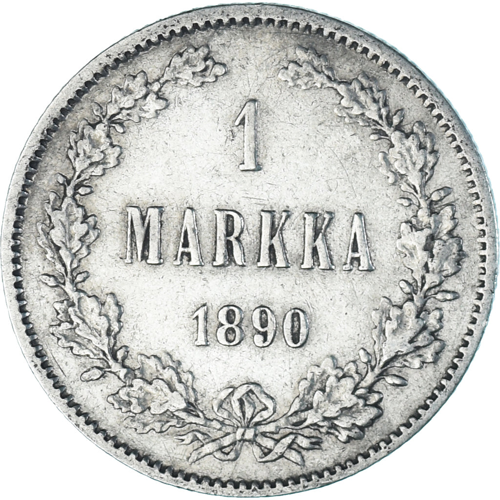Monnaie, Finlande, Alexander III, Markka, 1890, Helsinki, TTB, Argent, KM:3.2