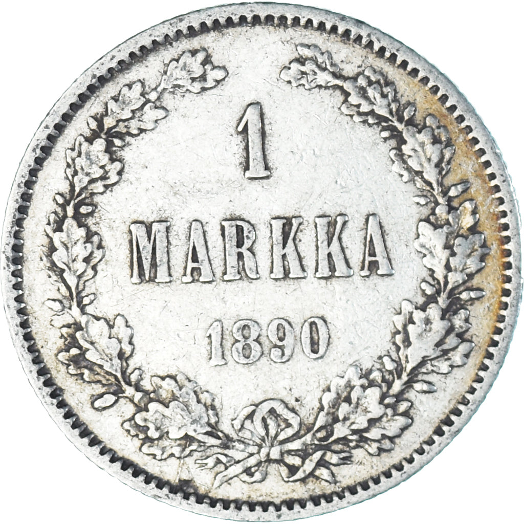 Monnaie, Finlande, Alexander III, Markka, 1890, Helsinki, TTB+, Argent, KM:3.2