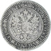 Monnaie, Finlande, Alexander II, Markka, 1866, Helsinki, TB+, Argent, KM:3.1