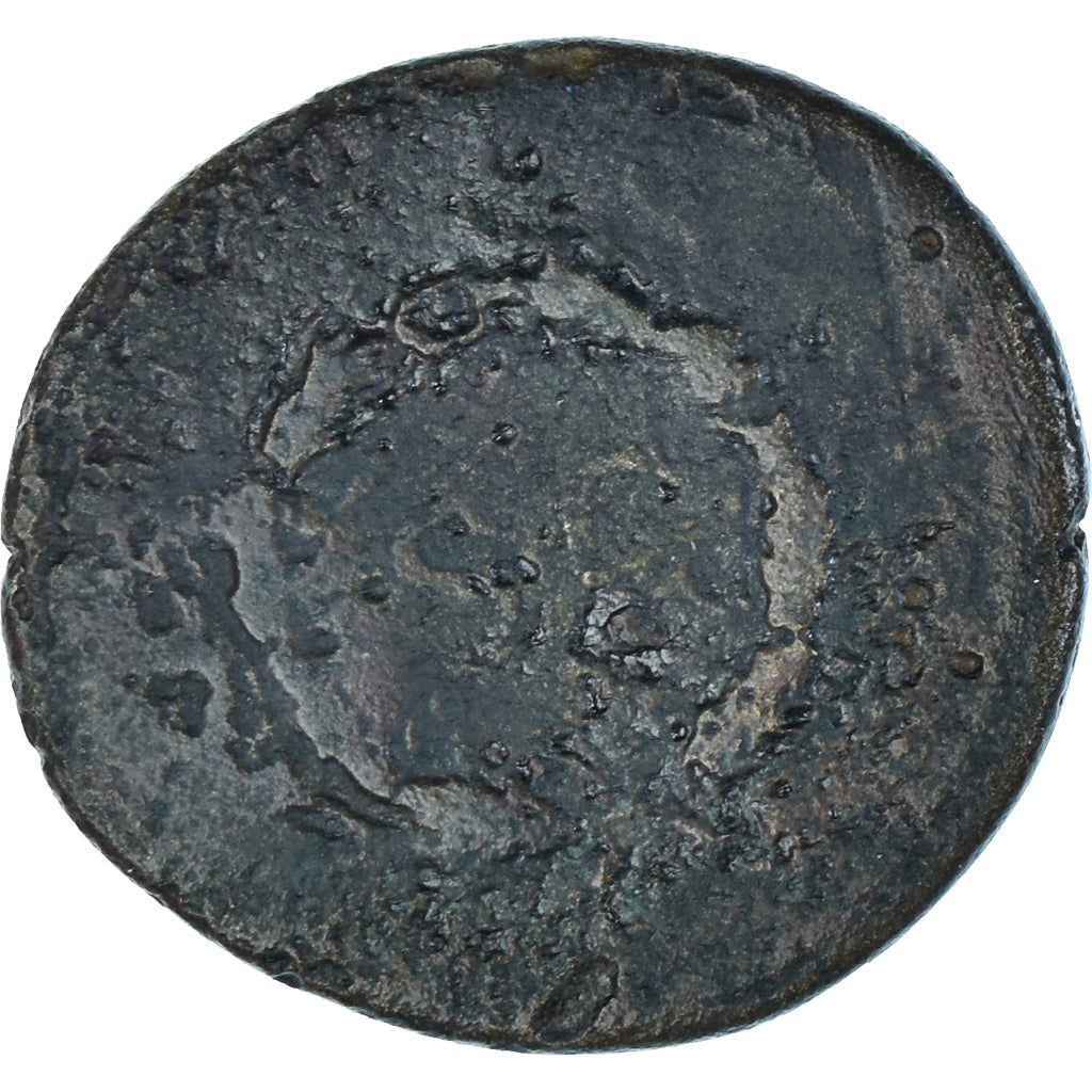 Moneda, Trajan, Dupondius, 114-117, Rome, Countermarked, BC, Bronce, RIC:657