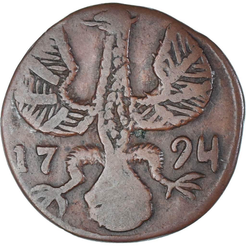 Monnaie, Etats allemands, AACHEN, 12 Heller, 1794, Aachen, TB+, Cuivre, KM:51