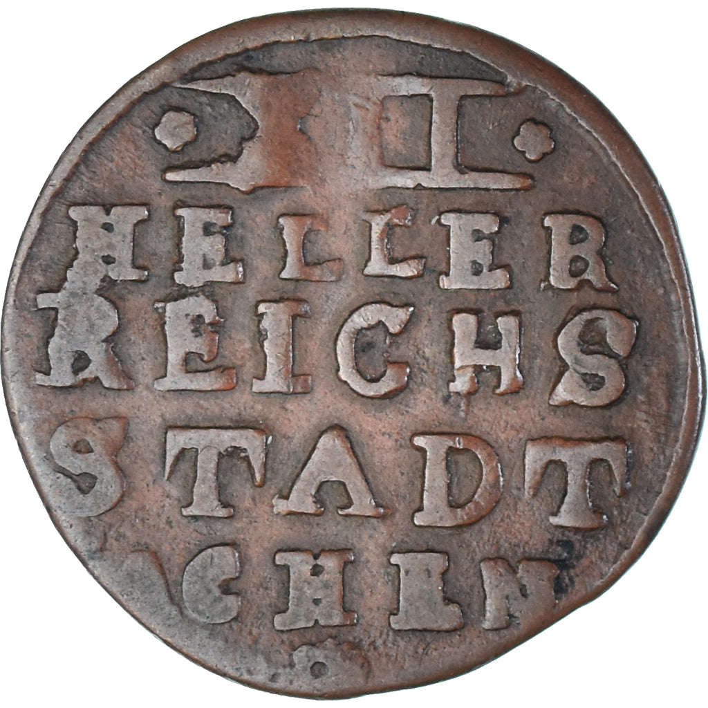 Monnaie, Etats allemands, AACHEN, 12 Heller, 1794, Aachen, TB+, Cuivre, KM:51