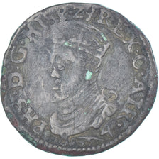 Monnaie, Régions françaises, Artois, Philipp II of Spain, Liard, 1584, Arras