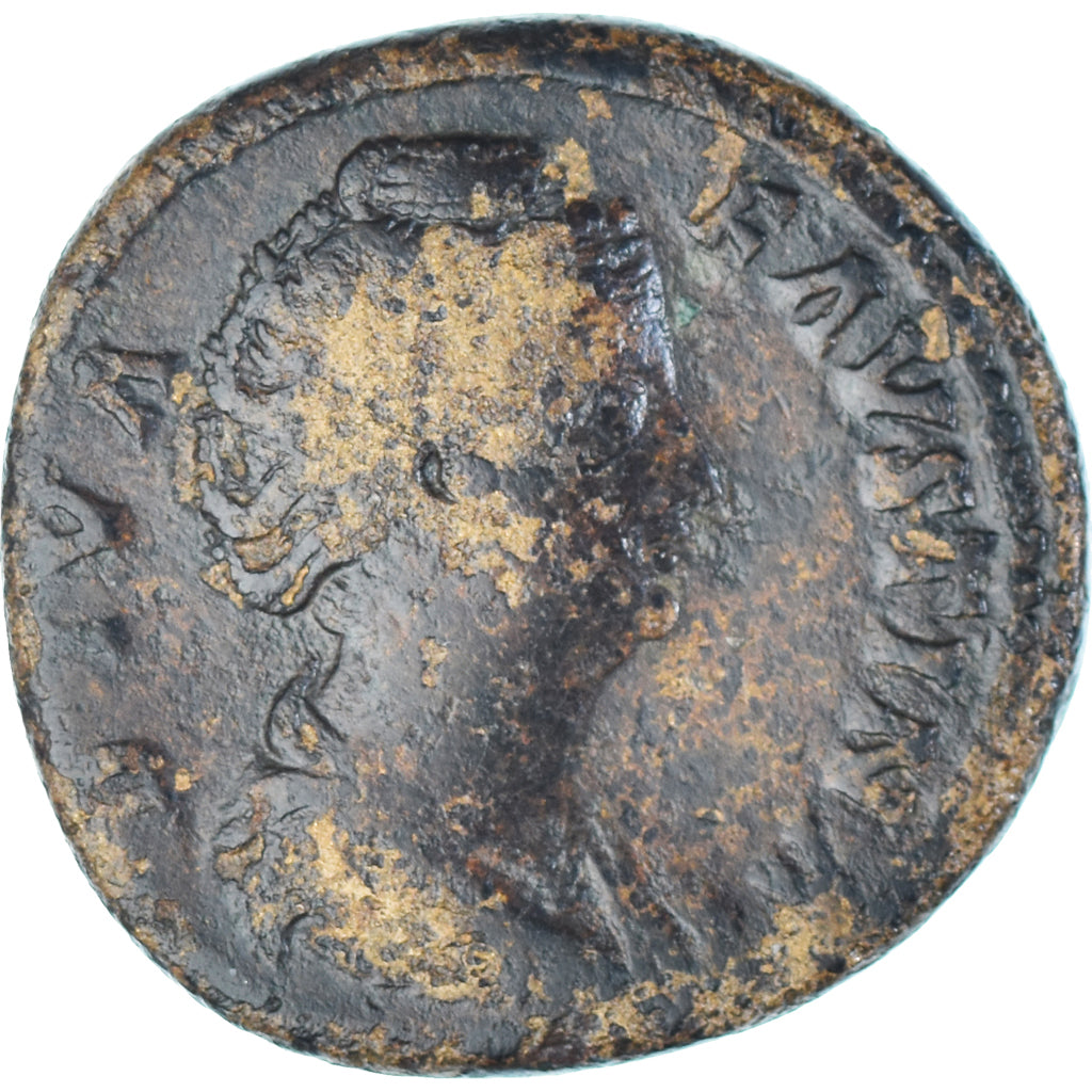 Munten, Diva Faustina I, Sestertius, 141, Rome, FR, Bronzen, RIC:1105a