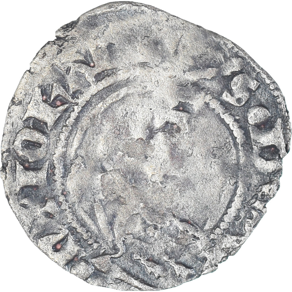Coin, FRENCH STATES, Duché de Bretagne, Jean IV de Montfort, Double Denier