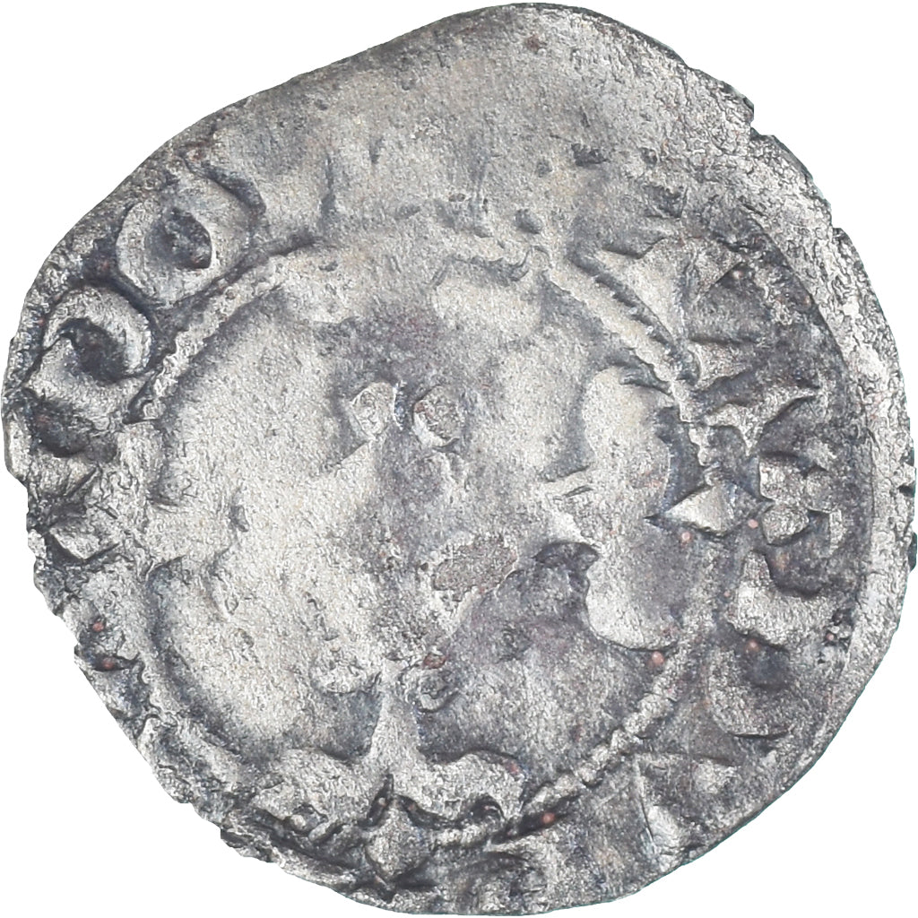 Coin, FRENCH STATES, Duché de Bretagne, Jean IV de Montfort, Double Denier