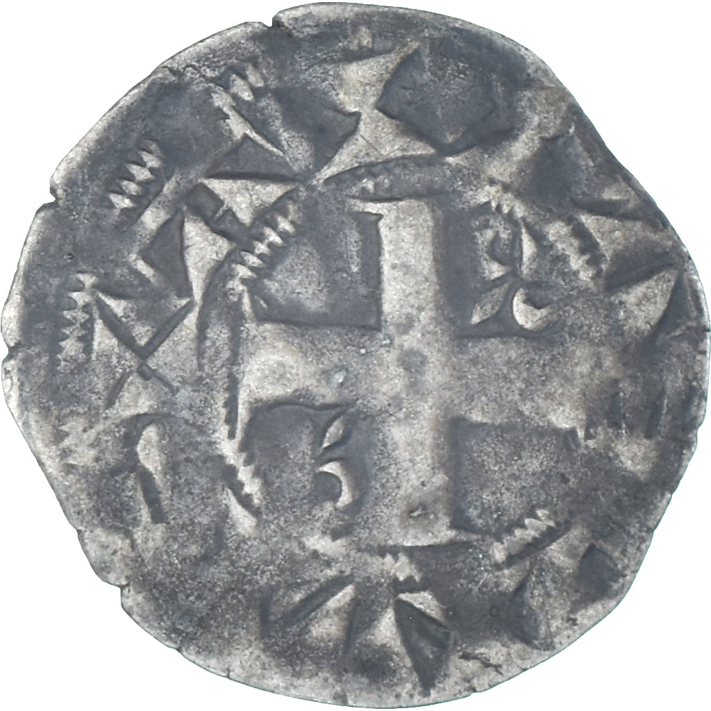 Coin, France, Philip II, Denier Parisis, 1180-1223, Arras, VF(20-25), Billon