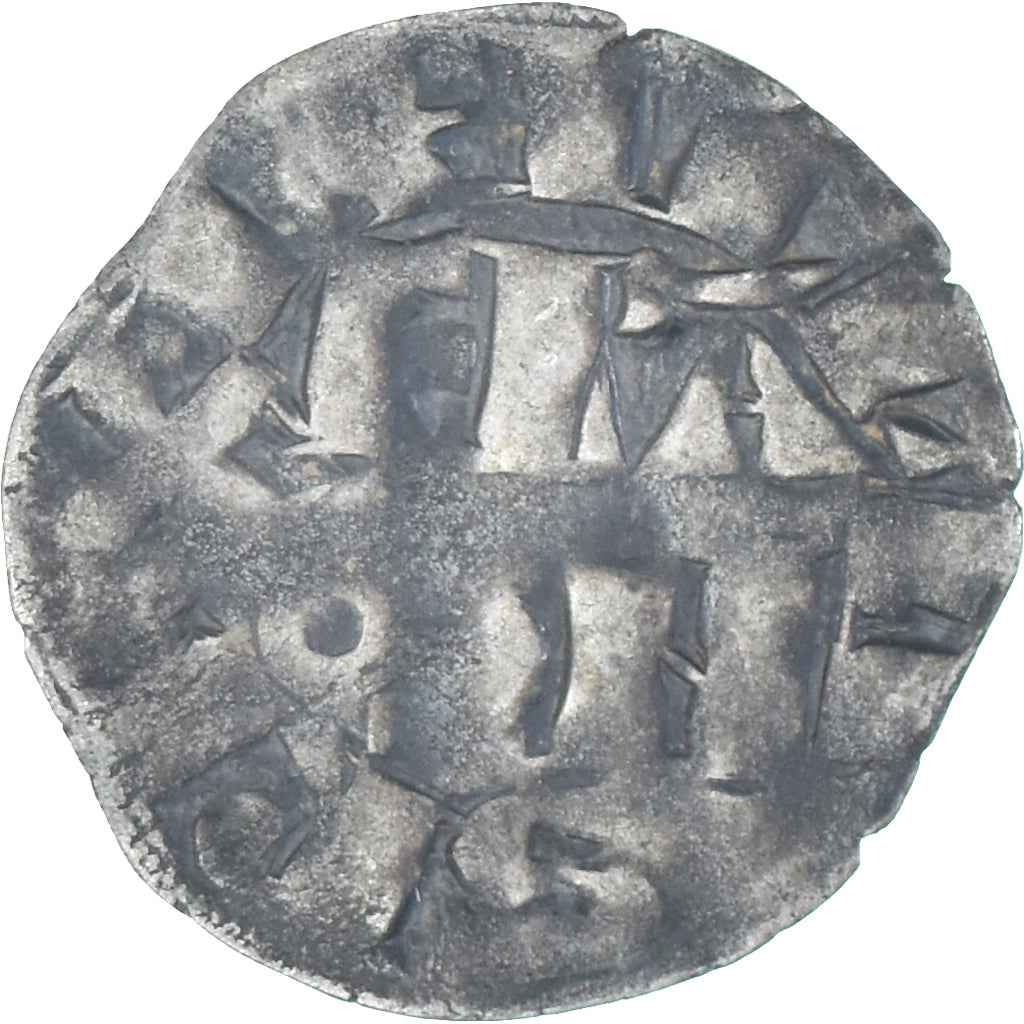 Coin, France, Philip II, Denier Parisis, 1180-1223, Arras, VF(20-25), Billon