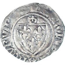 Coin, France, Charles VII, Blanc à la couronnelle, 1422-1461, Uncertain Mint