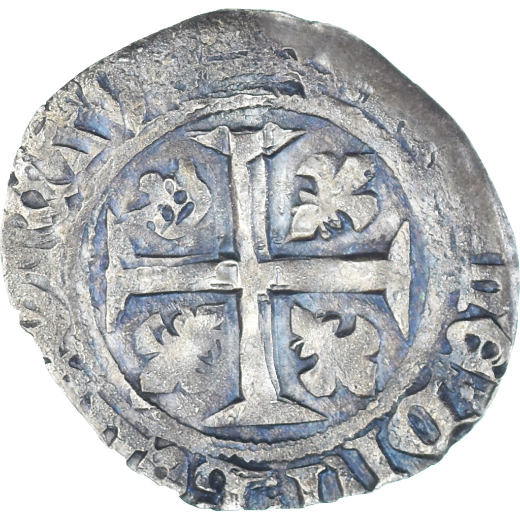 Coin, France, Charles VII, Blanc à la couronnelle, 1422-1461, Uncertain Mint