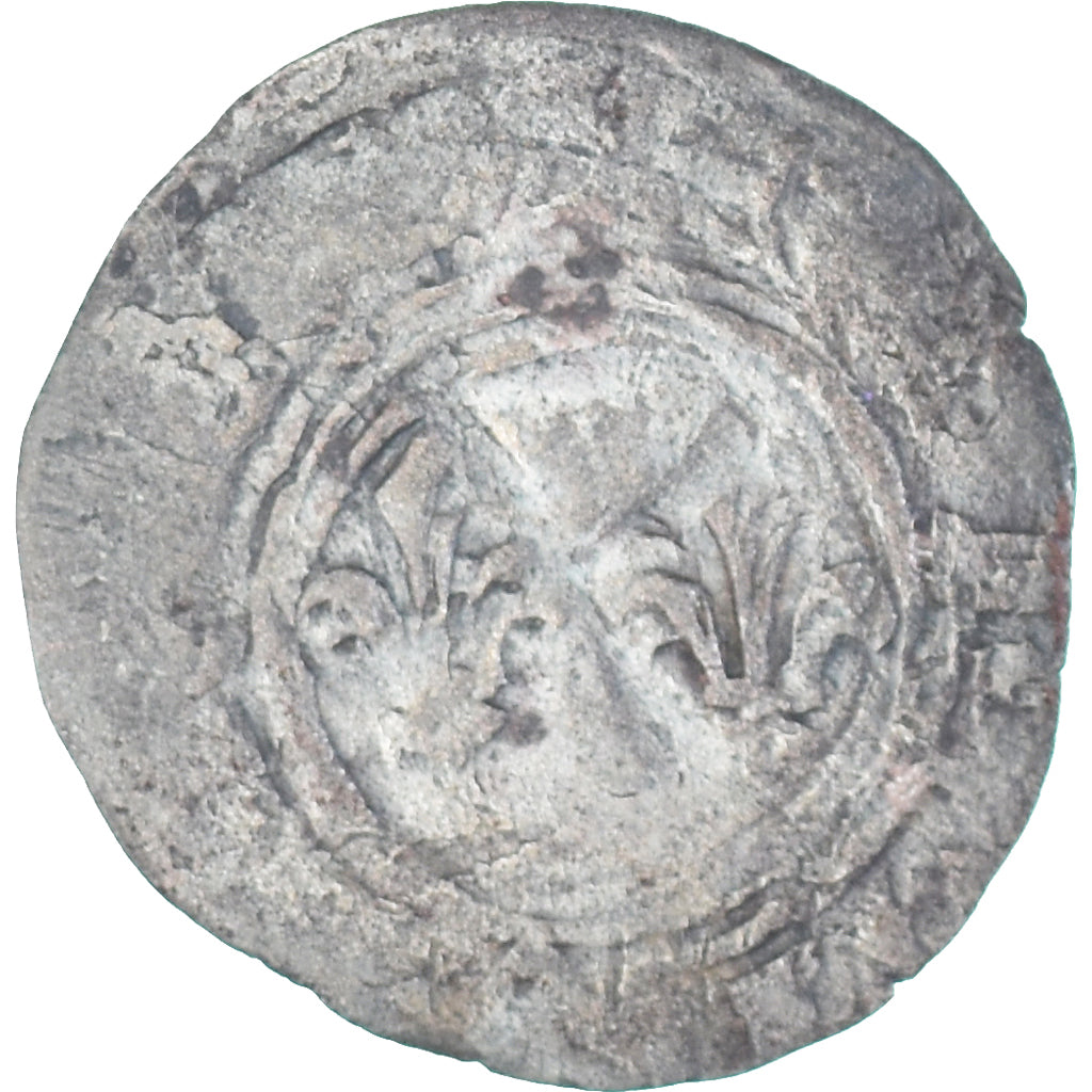 Coin, France, Charles VI, Denier Tournois, 1380-1422, 2nd Emission, VF(20-25)