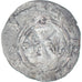Moneta, Francia, Charles VI, Denier Tournois, 1380-1422, 2nd Emission, MB