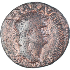 Coin, Nero, As, 62-68, Lugdunum, VF(30-35), Bronze, RIC:543