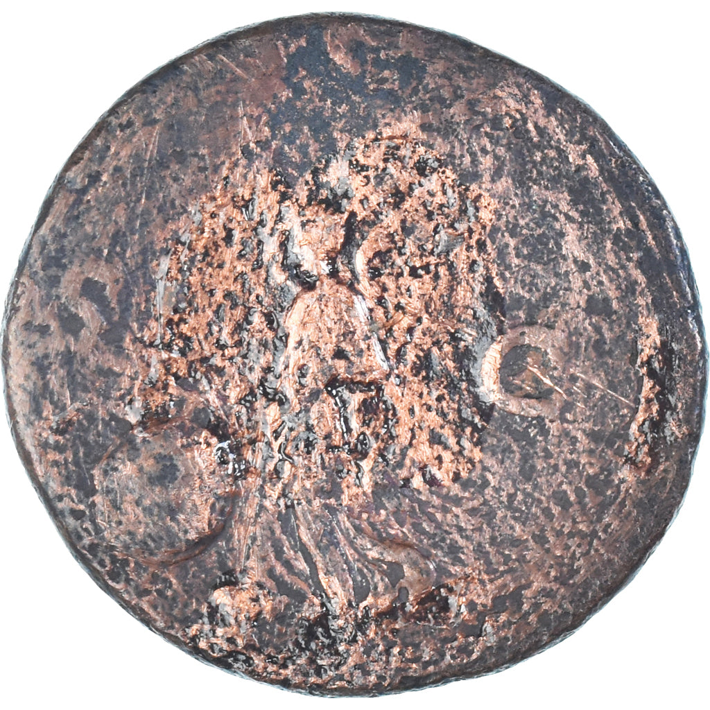 Coin, Nero, As, 62-68, Lugdunum, VF(30-35), Bronze, RIC:543