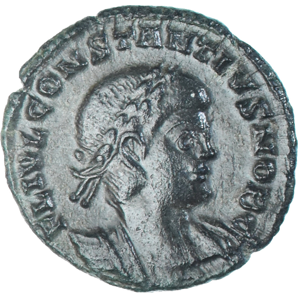 Moneta, Constantius II, Follis, 332-333, Trier, AU(55-58), Brązowy, RIC:546