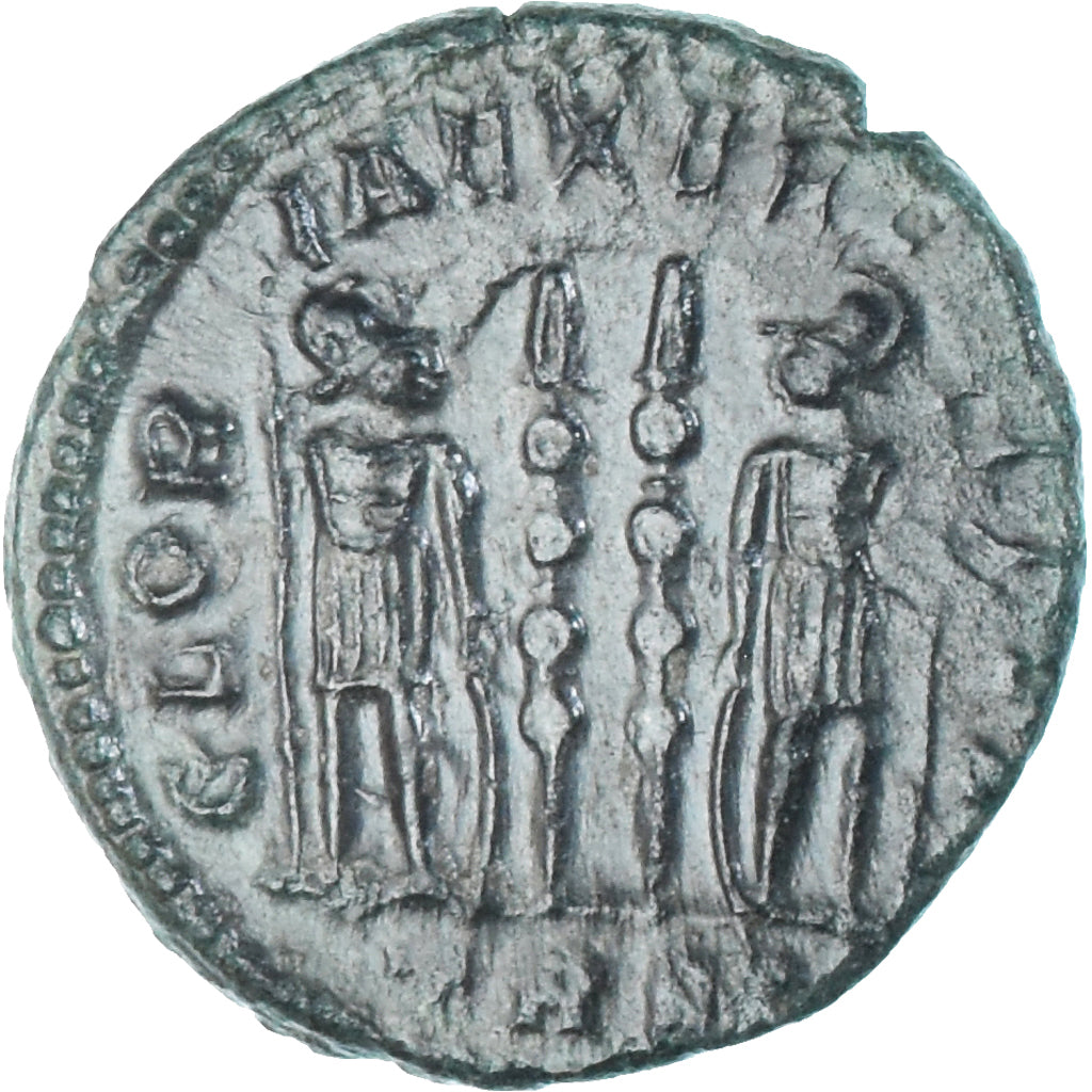 Moneta, Constantius II, Follis, 332-333, Trier, AU(55-58), Brązowy, RIC:546