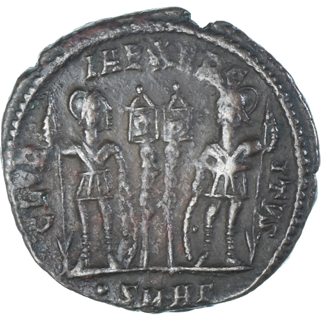 Coin, Constantius II, Follis, 330-333, Heraclea, AU(50-53), Bronze, RIC:118