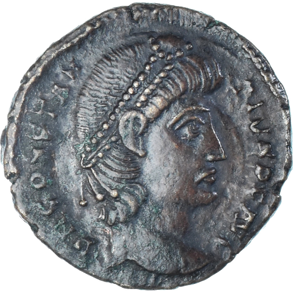 Moneta, Constantius II, Follis, 347-348, Antioch, SPL-, Bronzo, RIC:113