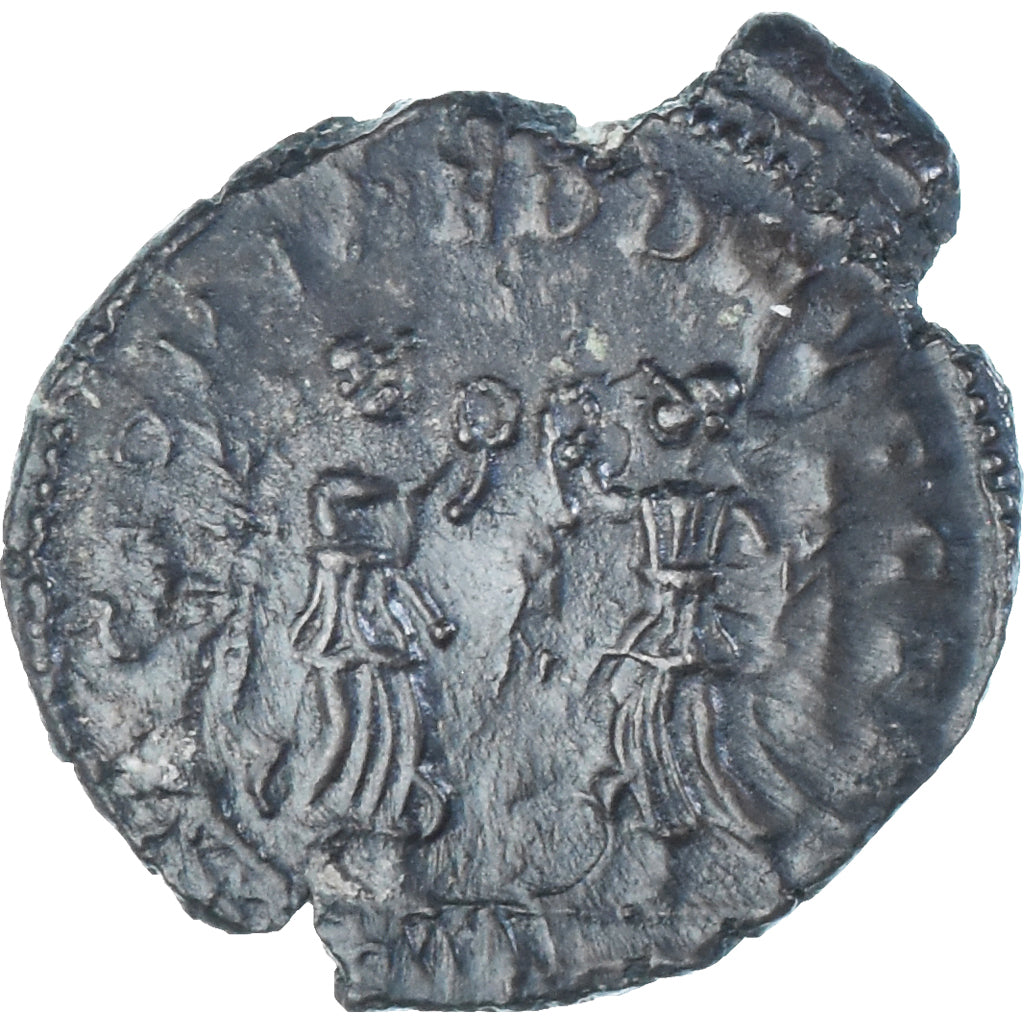 Moeda, Constantius II, Follis, 337-361, Trier, AU(50-53), Bronze
