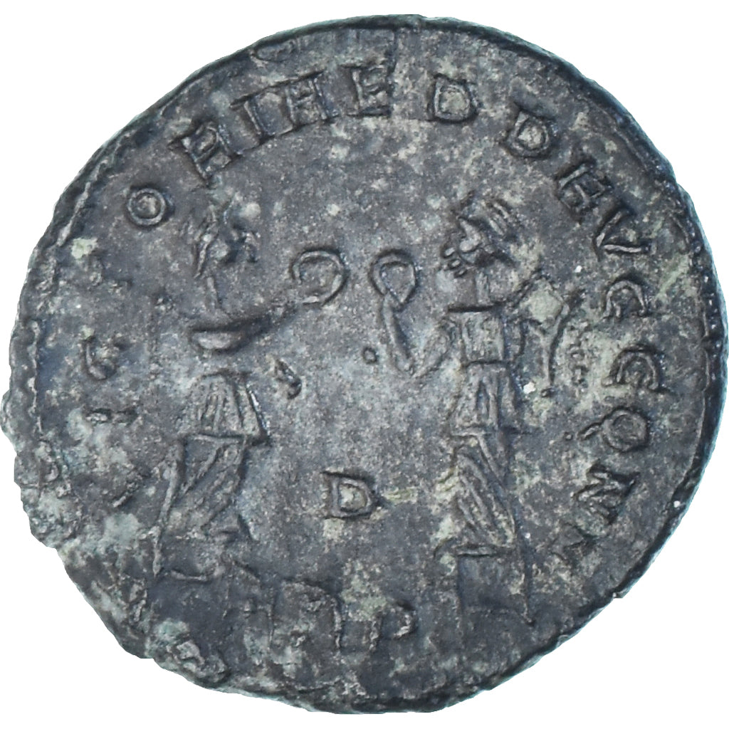 Moneda, Constantius II, Follis, 347-348, Trier, MBC+, Bronce, RIC:194