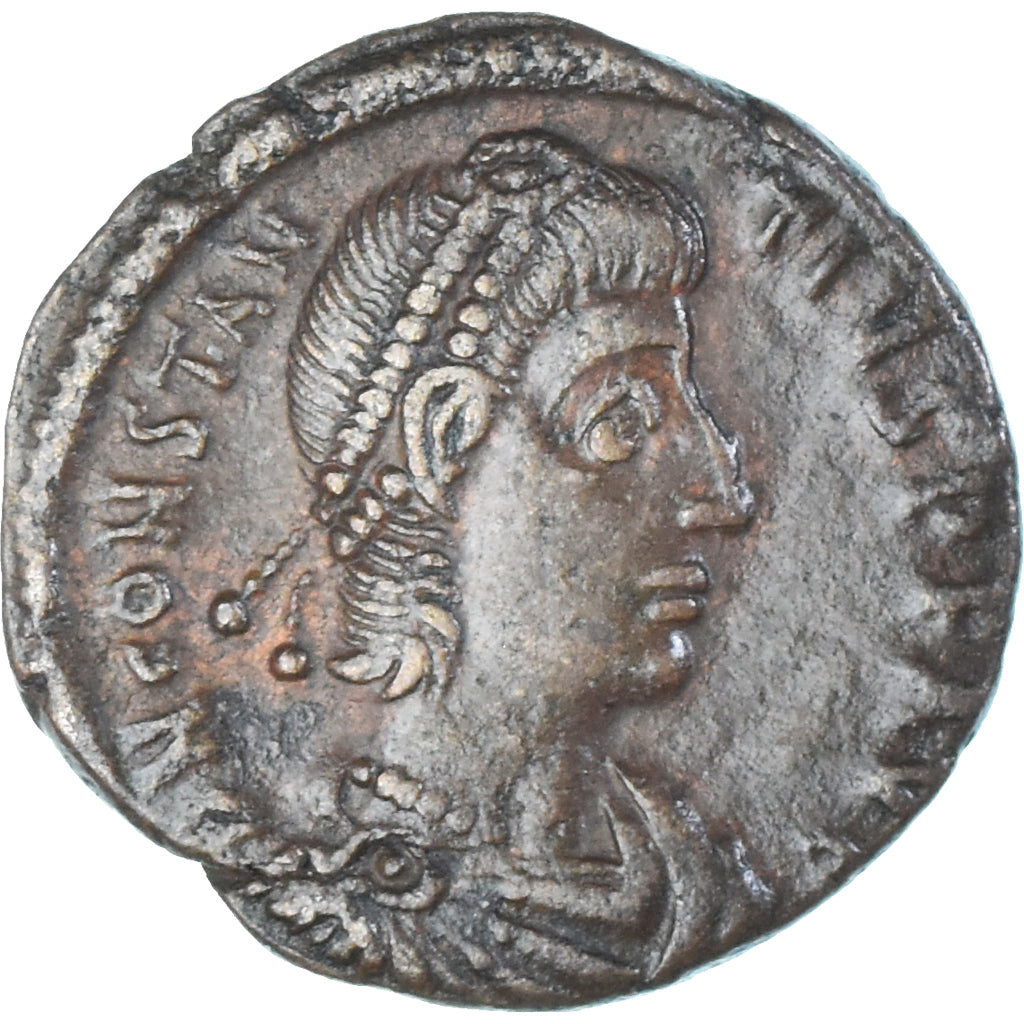 Munten, Constantius II, Follis, 337-361, Siscia, ZF+, Bronzen