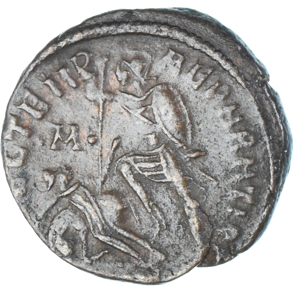 Munten, Constantius II, Follis, 337-361, Siscia, ZF+, Bronzen