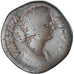 Moeda, Faustina II, Sestertius, 161-176, Rome, VF(20-25), Bronze, RIC:1630
