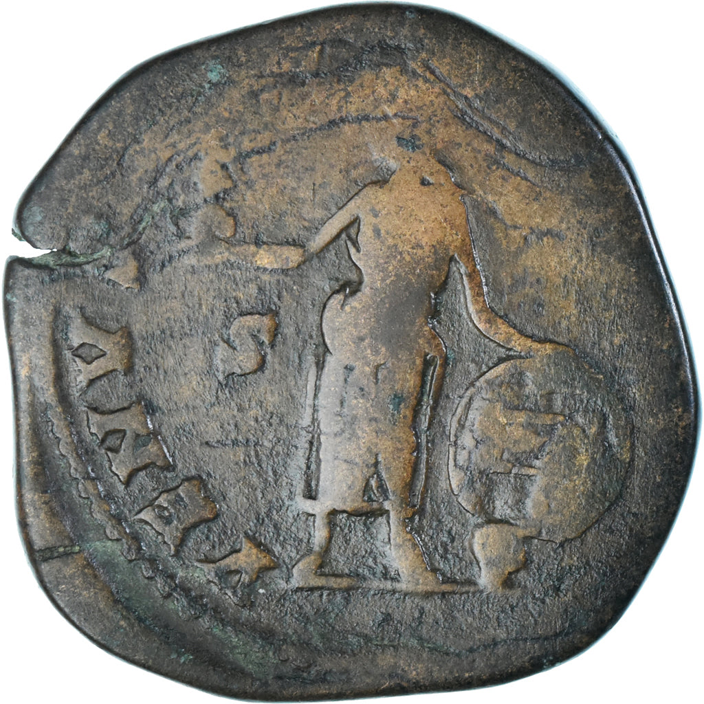 Moeda, Faustina II, Sestertius, 161-176, Rome, VF(20-25), Bronze, RIC:1688