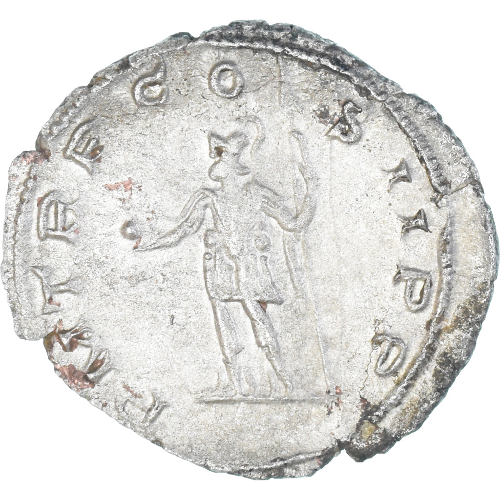 Moneda, Postumus, Antoninianus, 260, Lugdunum, MBC, Vellón, RIC:54